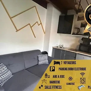 Reve Divin T4 Avec Parking-barbecue-laverie-bagagerie-salle De Sport-aire De Jeux-climatise Apartamento